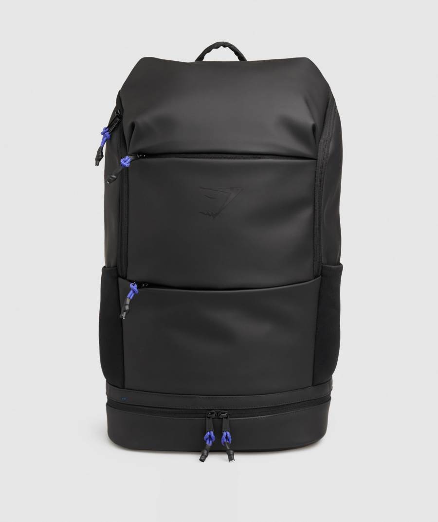Panske Batohy Gymshark Sleek Čierne | YE4895217